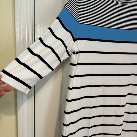 Saint James Brenton Striped Form Fitting Nautical Dress - Picture 5 of 9